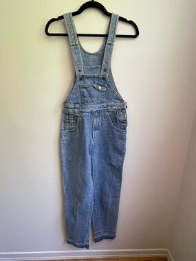 Classic Light Wash Denim Overalls